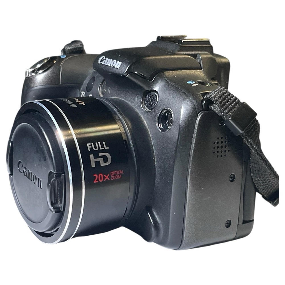 Canon PowerShot SX1 IS 10.0MP Digital Camera 20x Zoom Black PC1331 Japan Remote - Picture 7 of 16